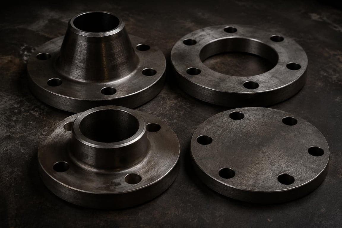 Different types of forged steel pipe flanges